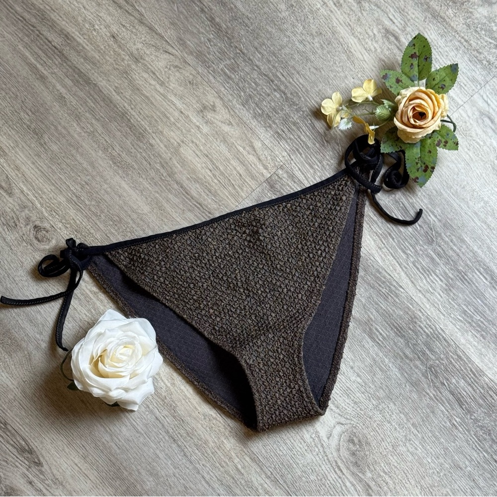 NEW La Perla Bikini Bottoms / Swimwear Side Tie size 12